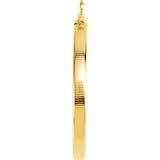 14K Yellow Coin Frame Dangle for 34.3x2.4 mm Coin