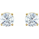 14K Yellow 1/4 CTW Natural Diamond Earrings