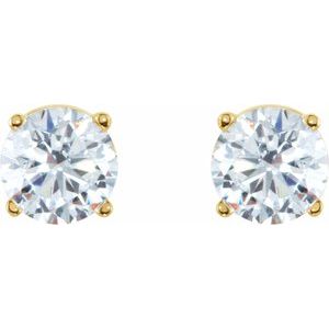 14K Yellow 1/4 CTW Natural Diamond Earrings