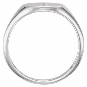 14K White .02 CT Natural Diamond Ring