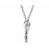 Platinum Branch Bar 16-18" Necklace