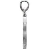 Platinum 1/5 CTW Natural Diamond Engravable 16-18" Necklace