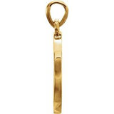 14K Yellow 1/5 CTW Natural Diamond Engravable 16-18" Necklace