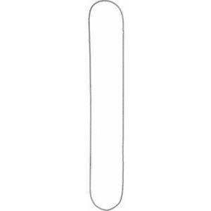 Sterling Silver 2.25 mm Continuous Curb 30" Chain