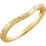 14K Yellow Matching Band Size 6