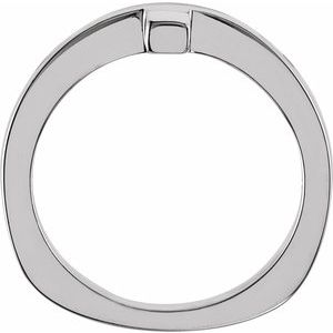 14K White Matching Band