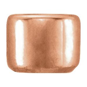 14K Rose .02 CT Natural Diamond Micro Bezel Setting