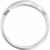 Sterling Silver 20x5 mm Geometric Signet Ring
