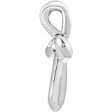 Sterling Silver .015 CTW Natural Diamond Cross Pendant