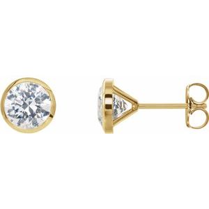 14K Yellow 1/5 CTW Natural Diamond Cocktail-Style Earrings