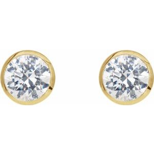 14K Yellow 1/5 CTW Natural Diamond Cocktail-Style Earrings