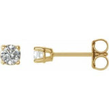 14K Yellow 1/5 CTW Natural Diamond Earrings