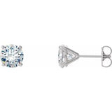 14K White 2 CTW Natural Diamond Cocktail-Style Earrings