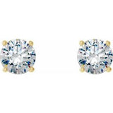 14K Yellow 1 1/2 CTW Natural Diamond Cocktail-Style Earrings