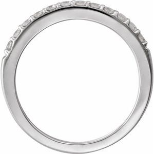14K White 1/3 CTW Natural Diamond Matching Band