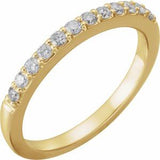 14K Yellow 1/3 CTW Natural Diamond Matching Band