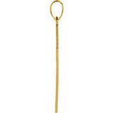 14K Yellow Cross Pendant