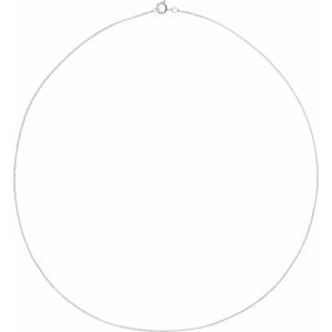 Sterling Silver 1 mm Curb 16" Chain