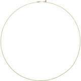 14K Yellow Gold-Filled 1.1 mm Adjustable Cable 16-22" Chain