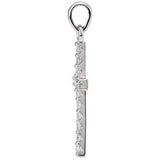 Platinum 1/5 CTW Natural Diamond Cross Pendant
