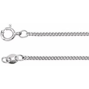 Sterling Silver 1.6 mm Curb 24" Chain