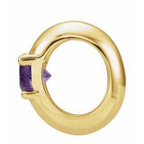 14K Yellow Imitation Amethyst Birth of a Child® February Charm/Pendant