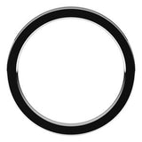 14K X1 White 2 mm Comfort-Fit Flat Band Size 19