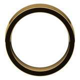 14K Yellow 8 mm Comfort-Fit Flat Band Size 4.5