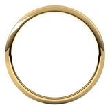 14K Yellow 1.5 mm Half Round Band Size 9.5