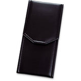 Black/White Matte Leatherette Necklace/Pearl Folder - Fine Jewelry Folders for Necklaces - Customizable Jewelry Folder - Imprint Your Logo