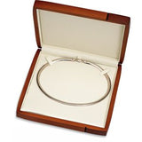 Brown Wood Layout Necklace Box