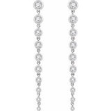 14K White 2 CTW Lab-Grown Diamond Earrings