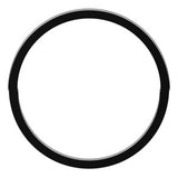 18K White 1 mm Flat Band Size 5