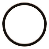 14K Rose 1 mm Flat Band Size 19