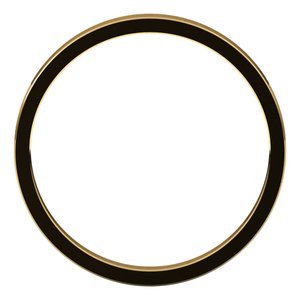 18K Yellow 2 mm Flat Band Size 11.5