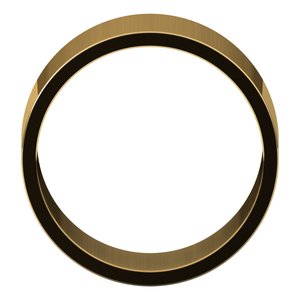 14K Yellow 10 mm Flat Band Size 8