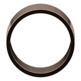 14K Rose 12 mm Flat Band Size 18