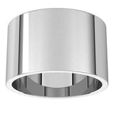 Sterling Silver 12 mm Flat Band Size 6