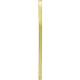 14K Yellow 24 Gauge Heart Stamping with  External Undrilled Eyelet