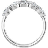 14K White 3/4 CTW Natural Diamond Anniversary Band