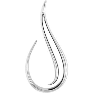 Platinum Freeform Pendant