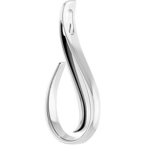 Platinum Freeform Pendant
