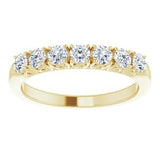14K Yellow 1/2 CTW Natural Diamond Anniversary Band