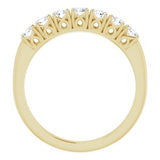 14K Yellow 1/2 CTW Natural Diamond Anniversary Band