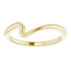 14K Yellow Band for 4.4 mm Round Ring