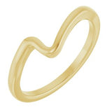 14K Yellow Band for 5.2 mm Round Ring