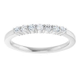 14K White 1/5 CTW Natural Diamond Anniversary Band
