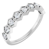 Platinum 1/3 CTW Natural Diamond Stackable Ring