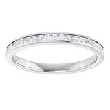 14K White 1/5 CTW Natural Diamond Anniversary Band