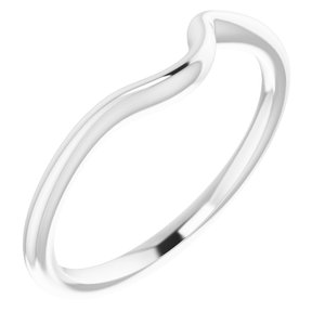 14K White Matching Band